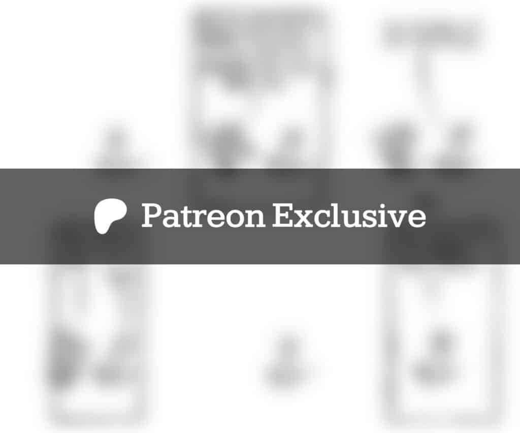 The comic "Meditating": a Patreon exclusive