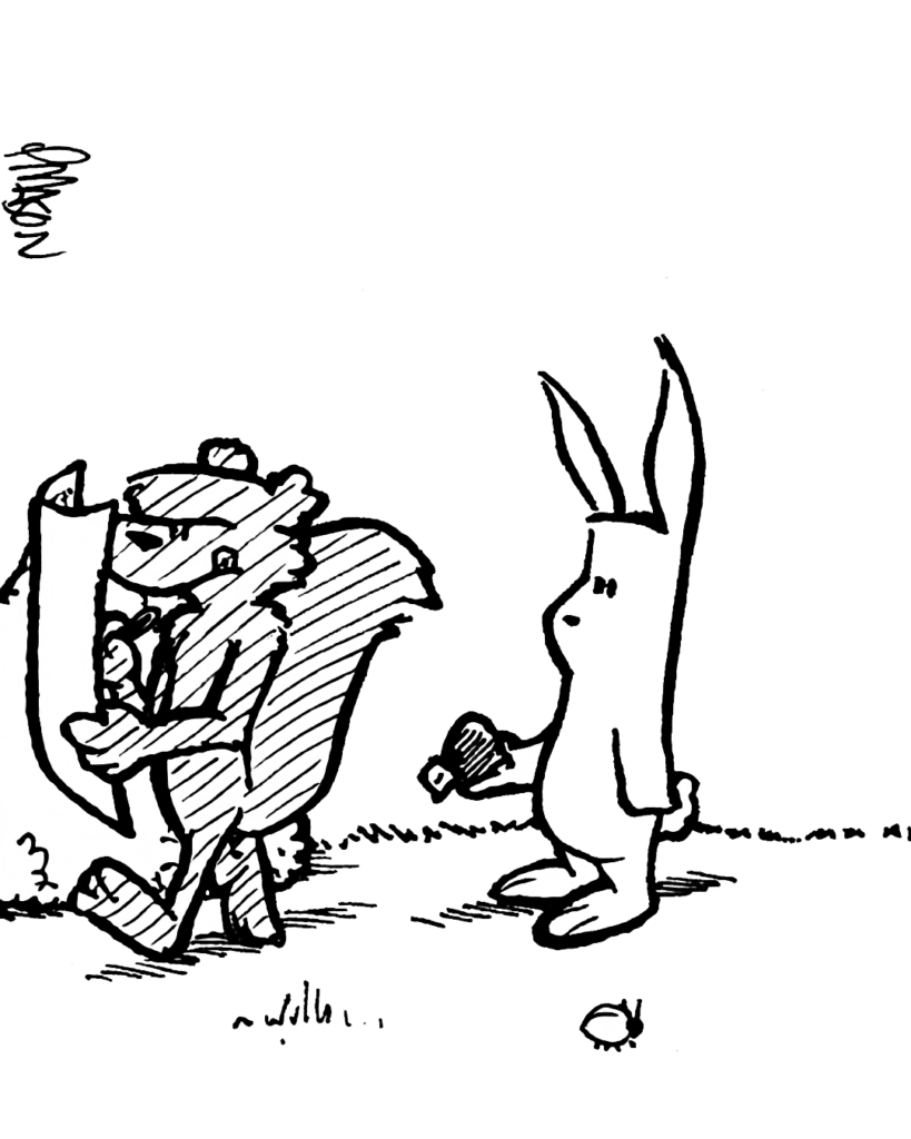 A pause