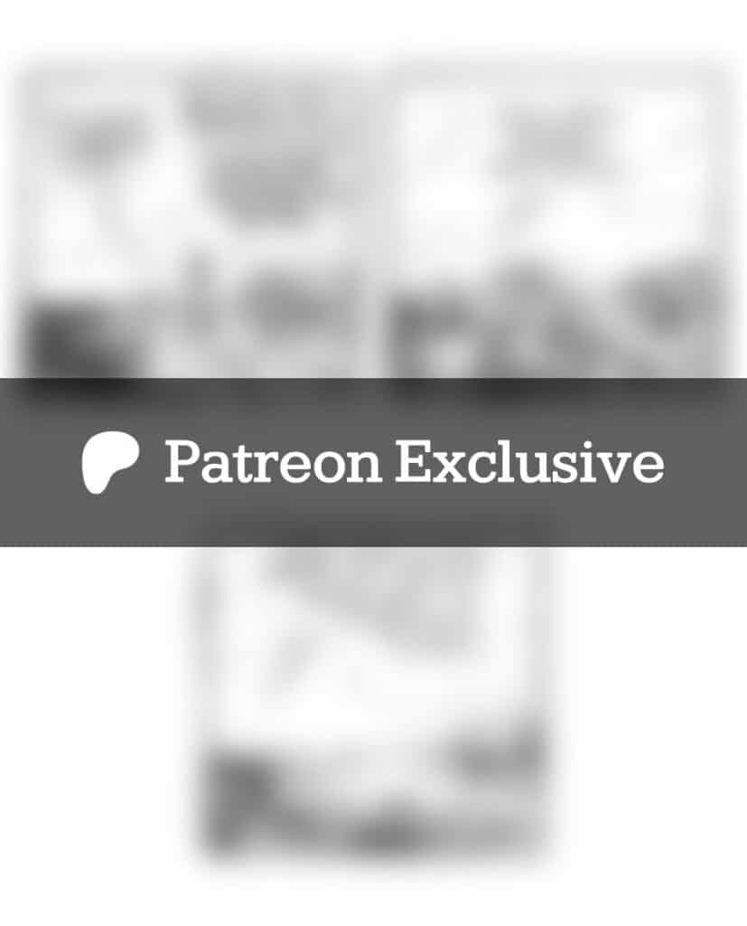 The comic "Never turn your back on the sea": a Patreon exclusive
