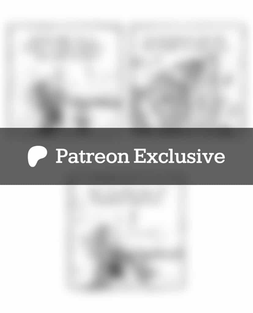 The comic "Glass is half full": a Patreon exclusive