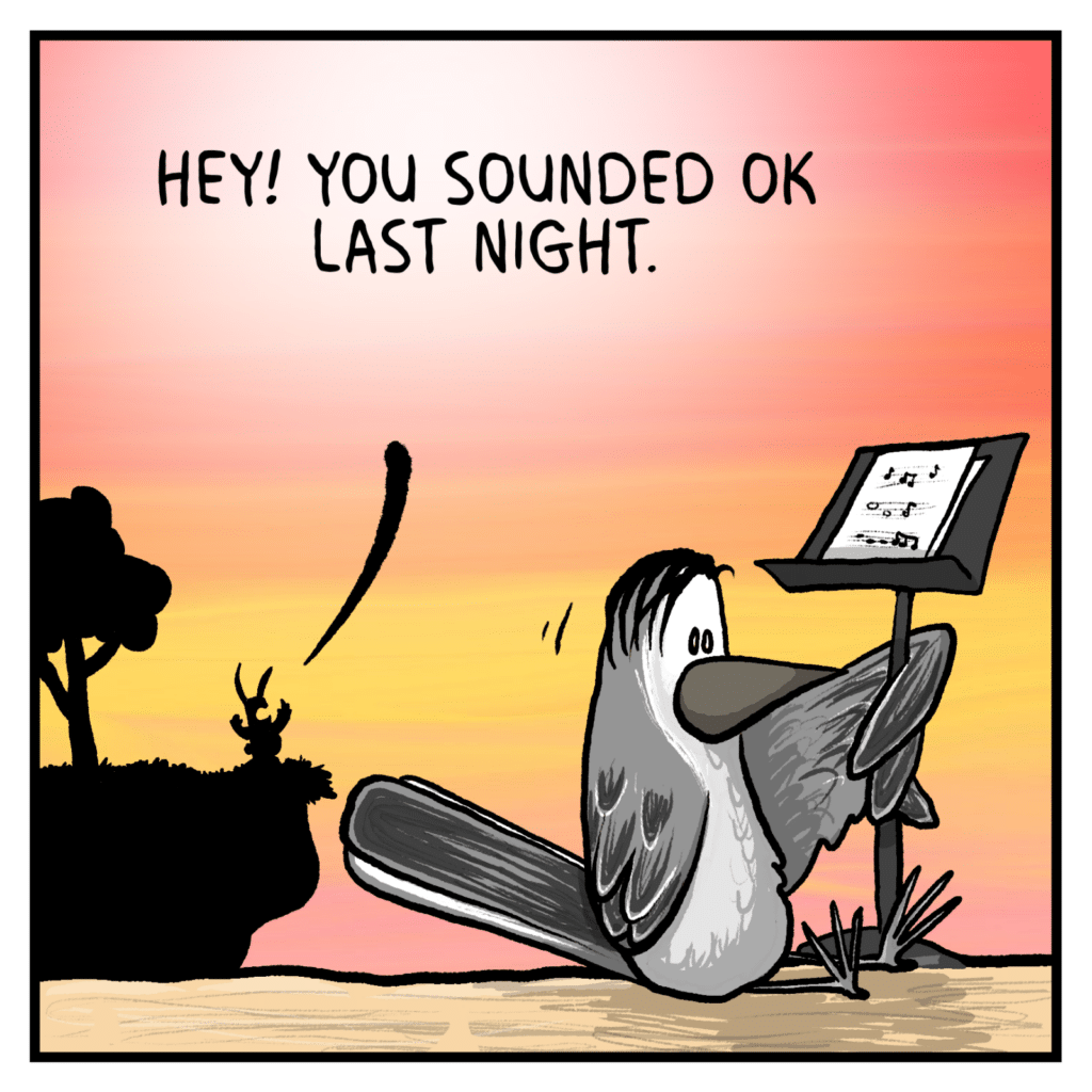 RABBIT: Hey! You sounded OK last night.