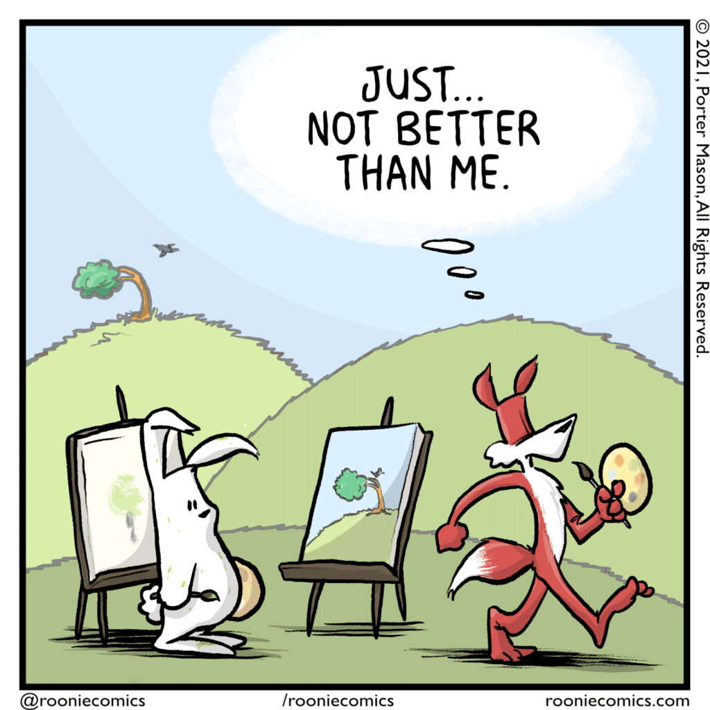 FOX (thinking): Just... not better than me.