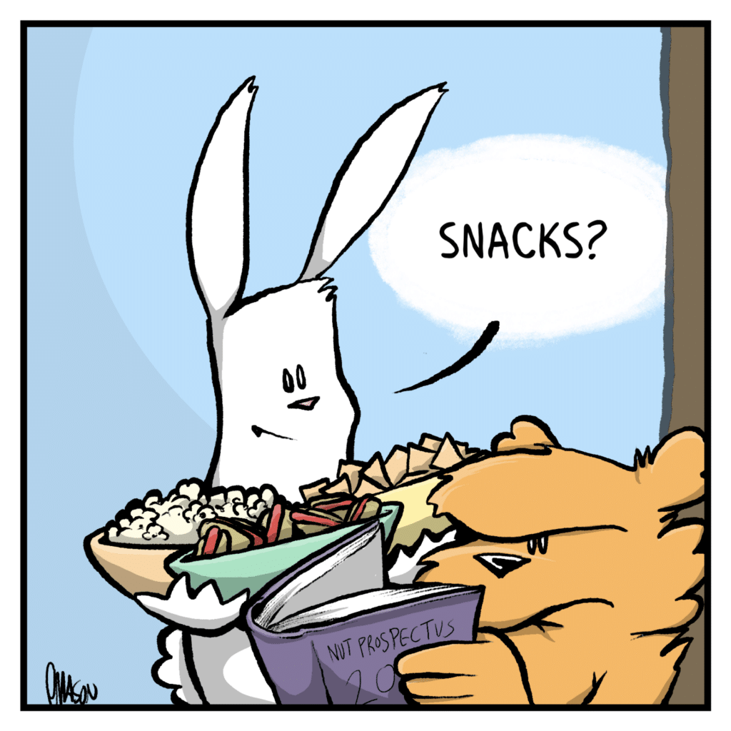 RABBIT: Snacks?