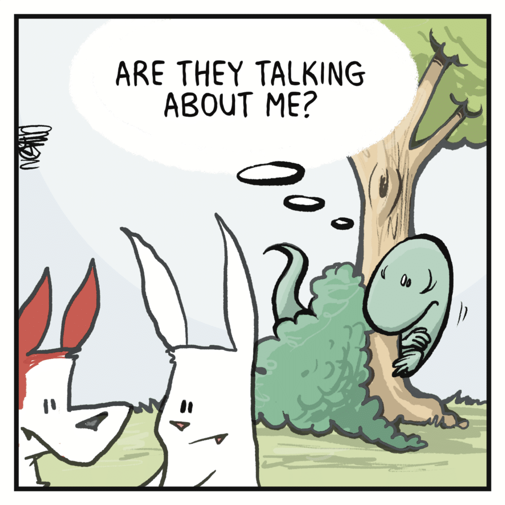 LIZARD (thinking): Are they talking about me?