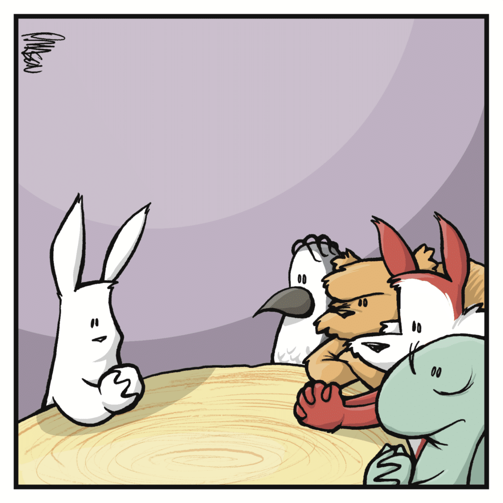 A pause
