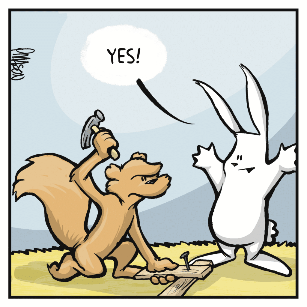 RABBIT: Yes!