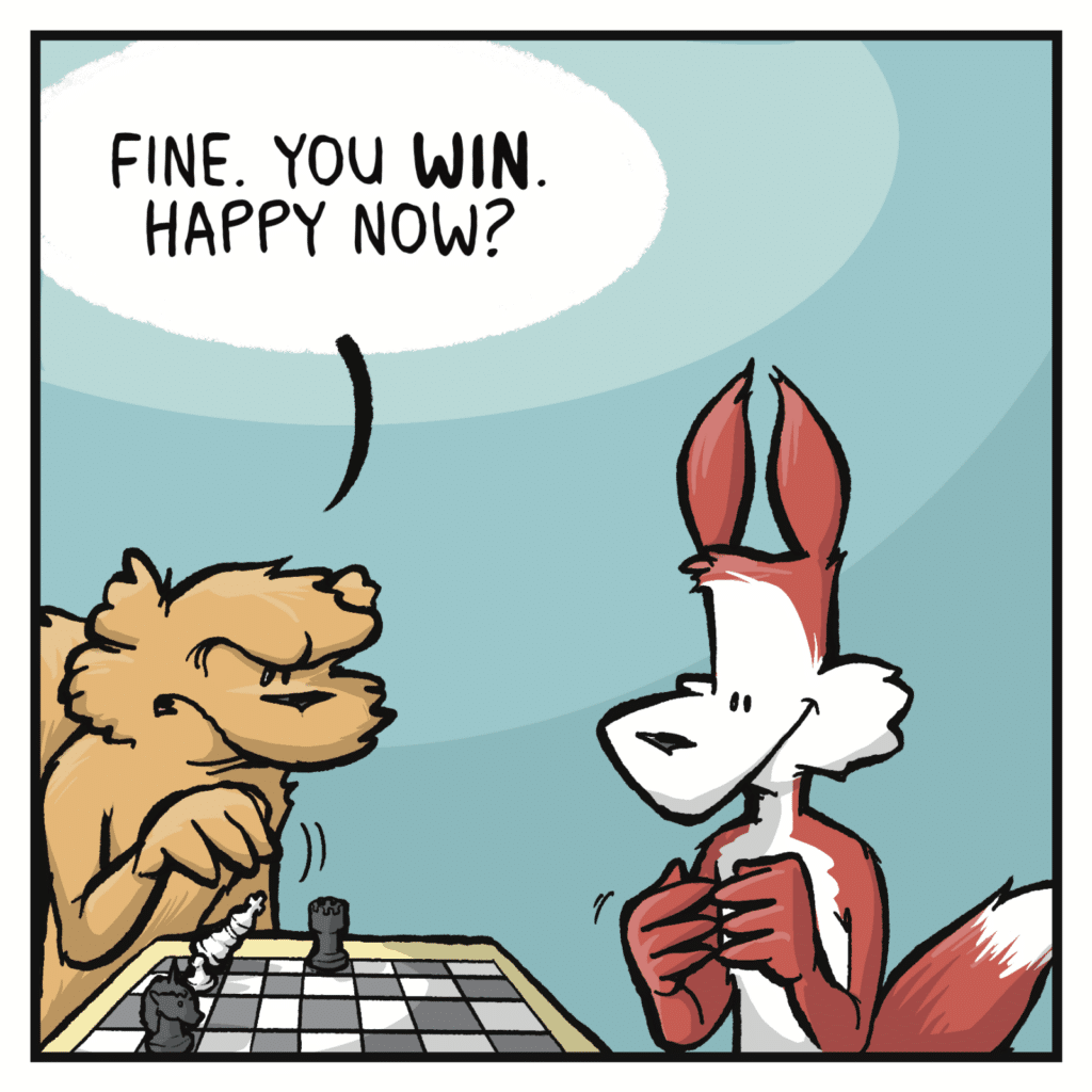 SQUIRREL: Fine. You WIN. Happy now?