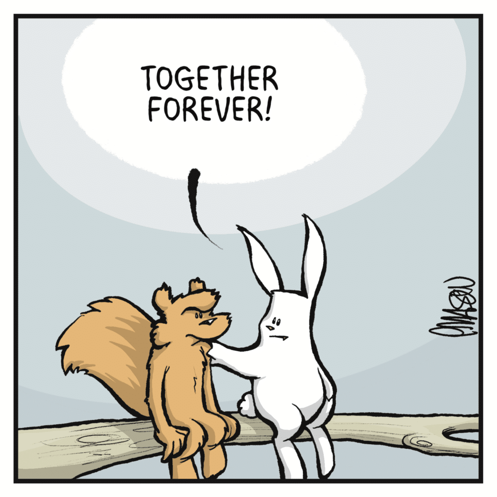 RABBIT: Together forever!