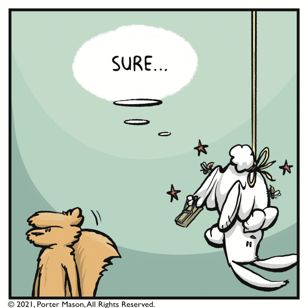 RABBIT (thinking): Sure...