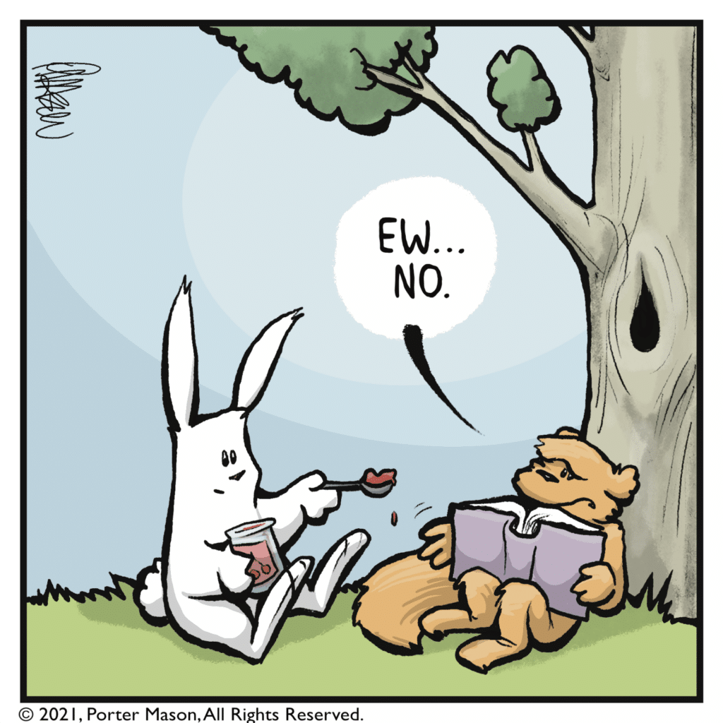 SQUIRREL: Ew... no.