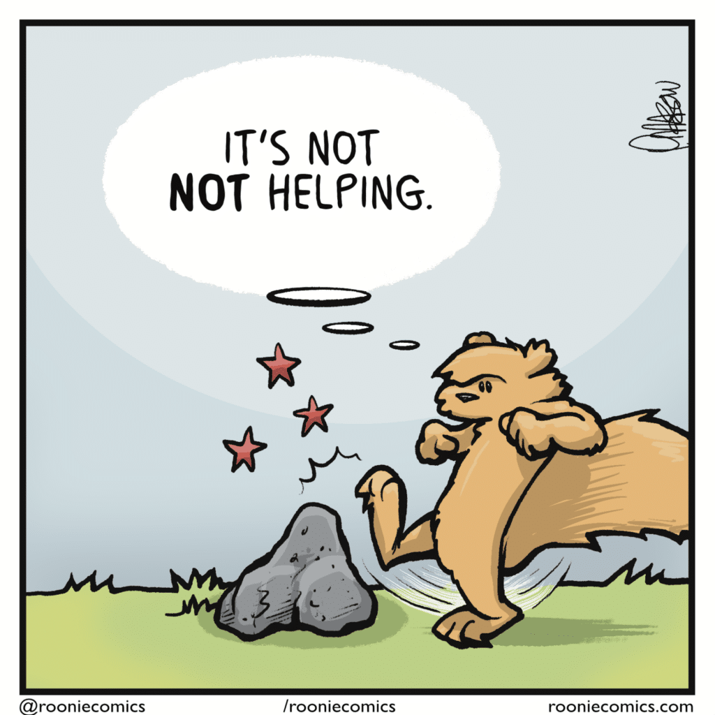SQUIRREL (thinking): It's not NOT helping.