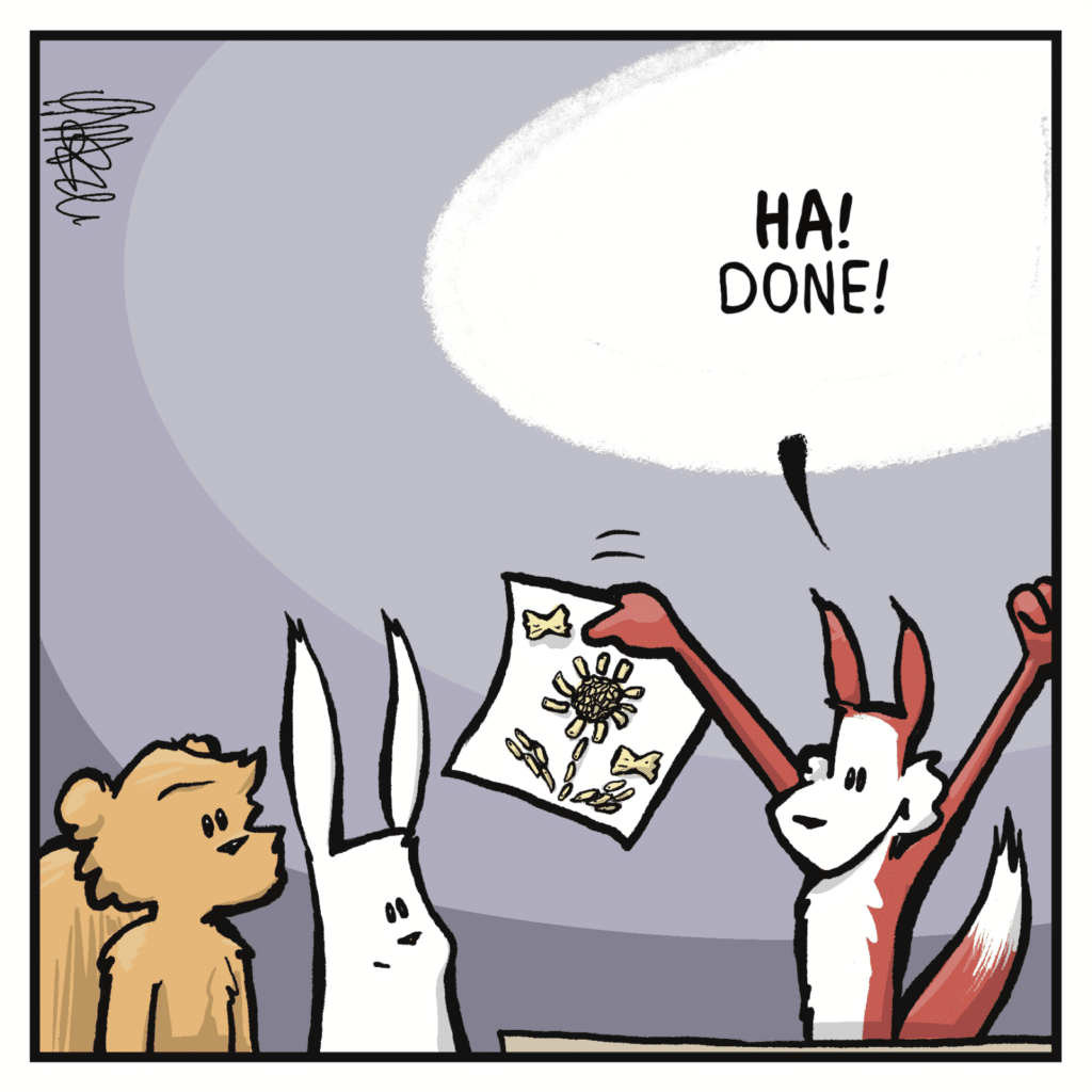 FOX: HA! Done!