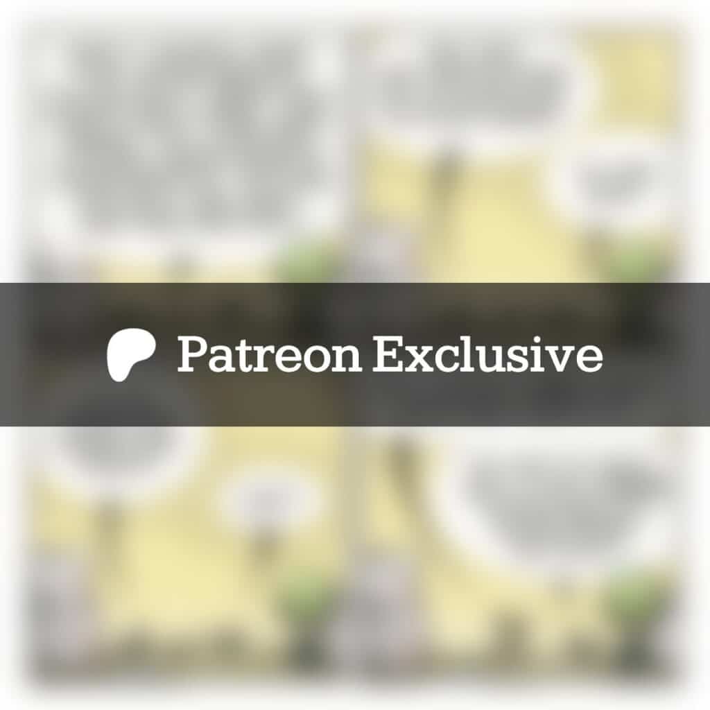 The comic "Over-ordering": a Patreon exclusive