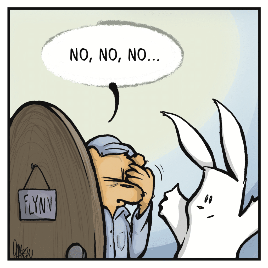 SQUIRREL: No, no, no...