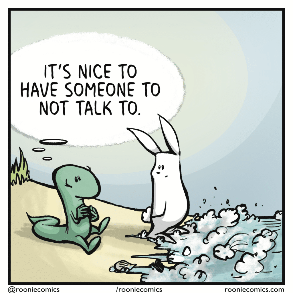 LIZARD: ((It's nice to have someone to not talk to.))