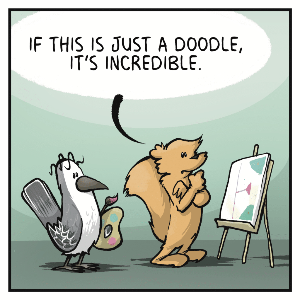 SQUIRREL: If this is just a doodle, it's incredible.