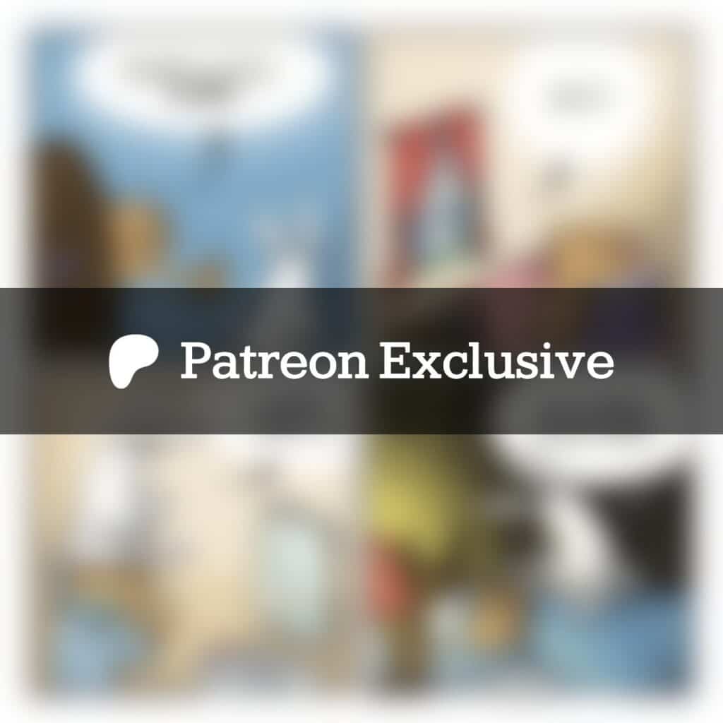 The comic "Clingy": a Patreon exclusive