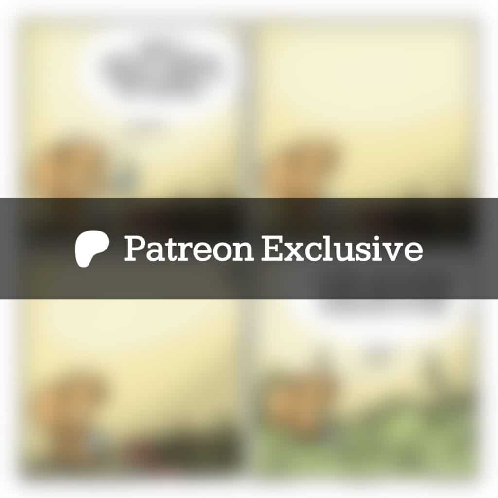 The comic "Gardening": a Patreon exclusive