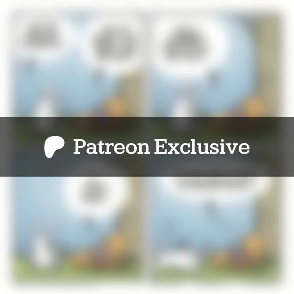 The comic "Hear My Thoughts": a Patreon exclusive