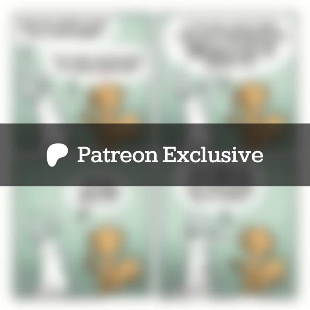 The comic "Upset": a Patreon exclusive