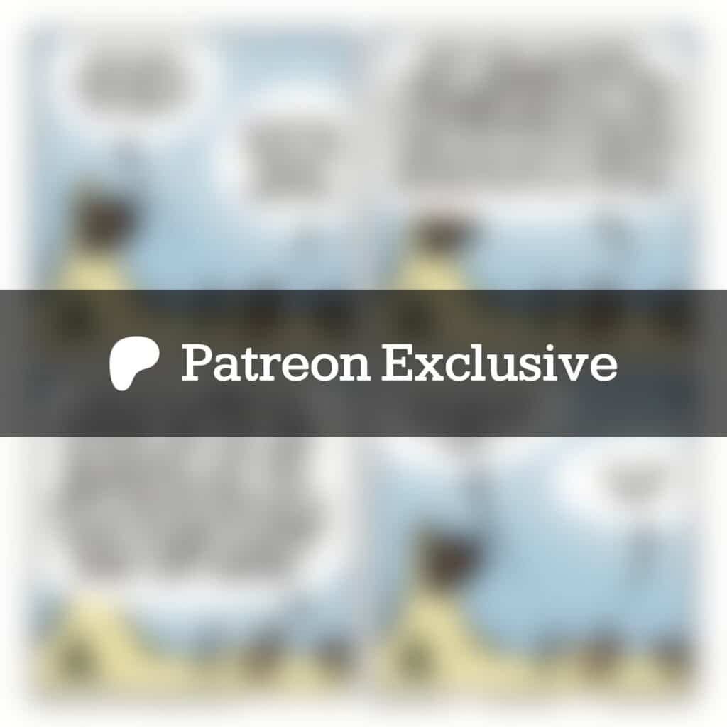 The comic "How Many Pancakes?": a Patreon exclusive