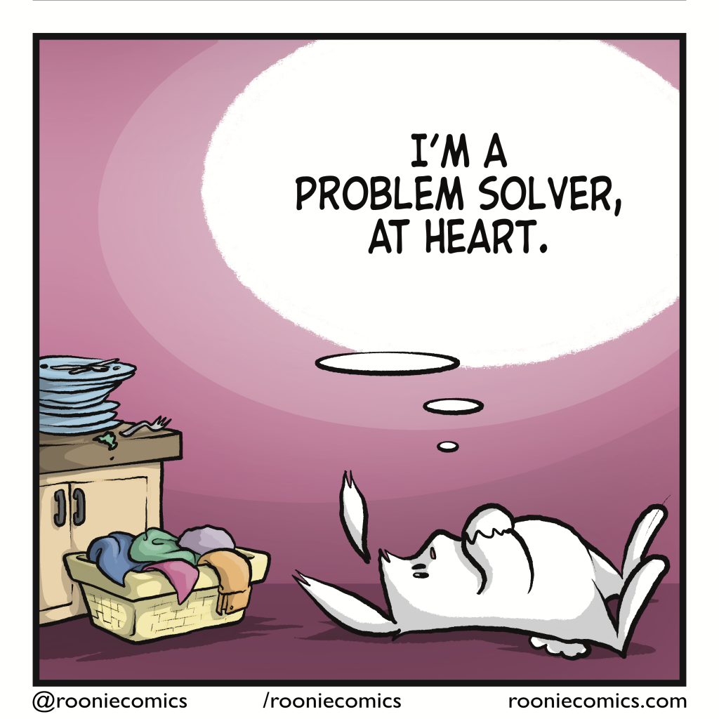 RABBIT (thinking): I'm a problem solver, at heart.