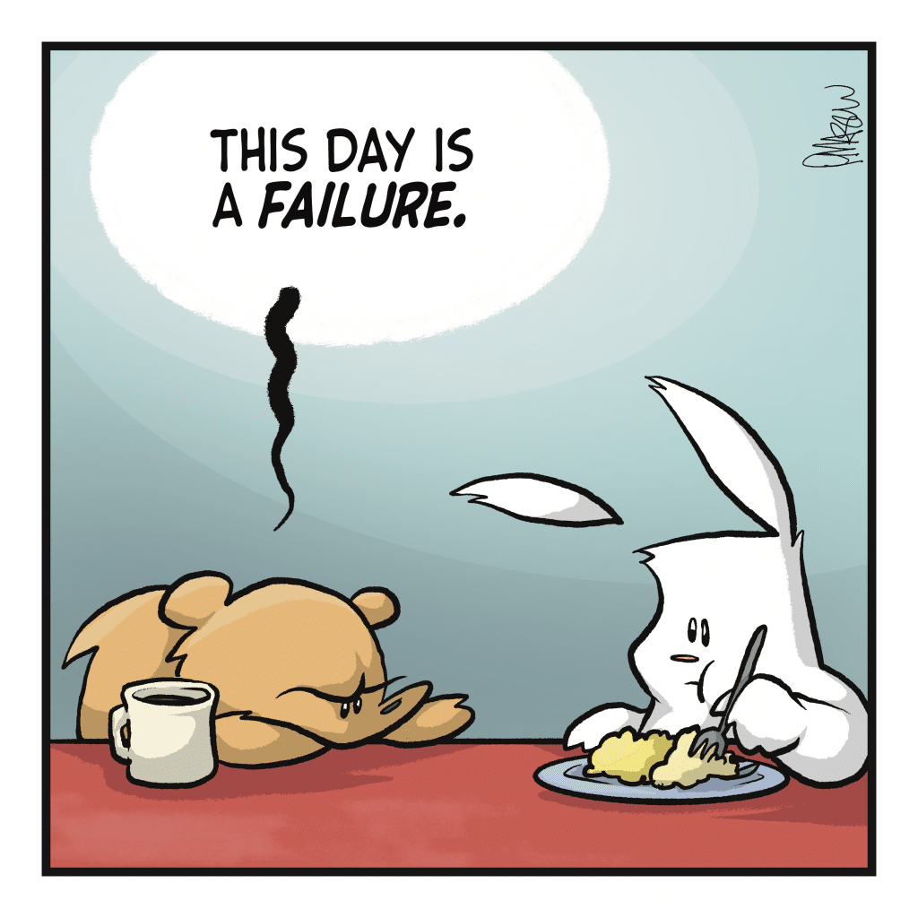 SQUIRREL: This day is a FAILURE.