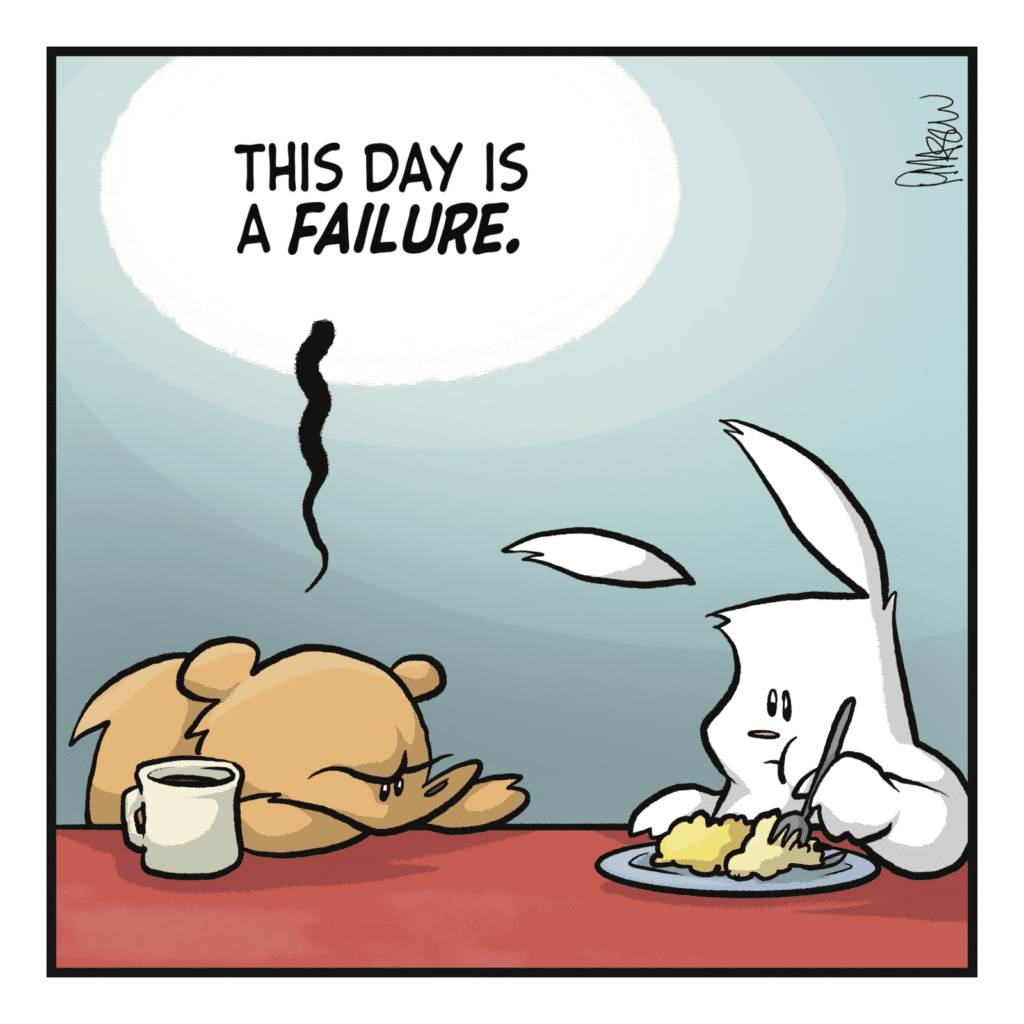SQUIRREL: This day is a FAILURE.