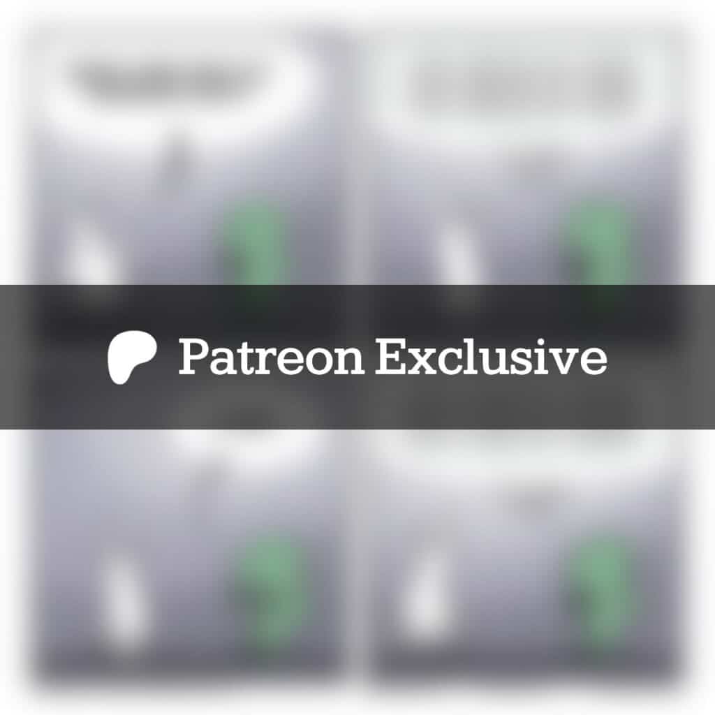 The comic "Thought Process": a Patreon exclusive