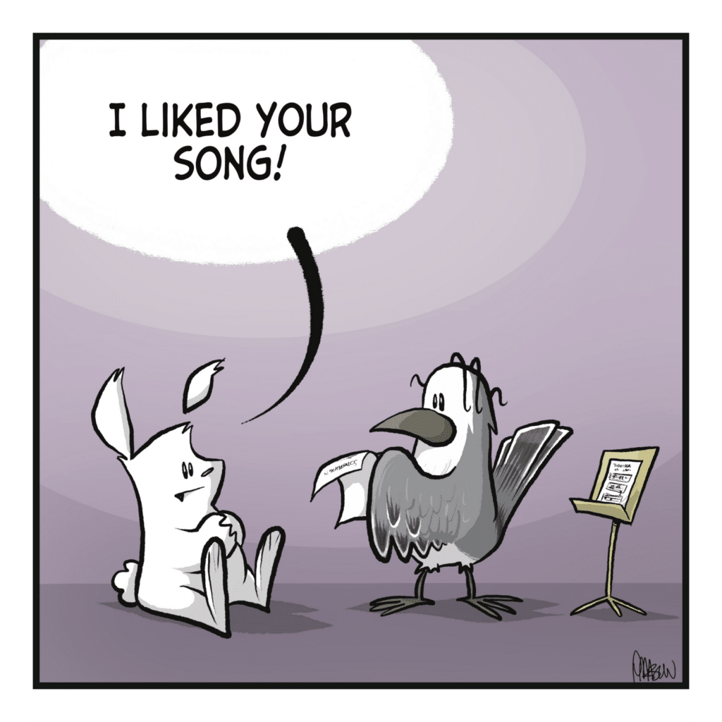 RABBIT: I liked your song!