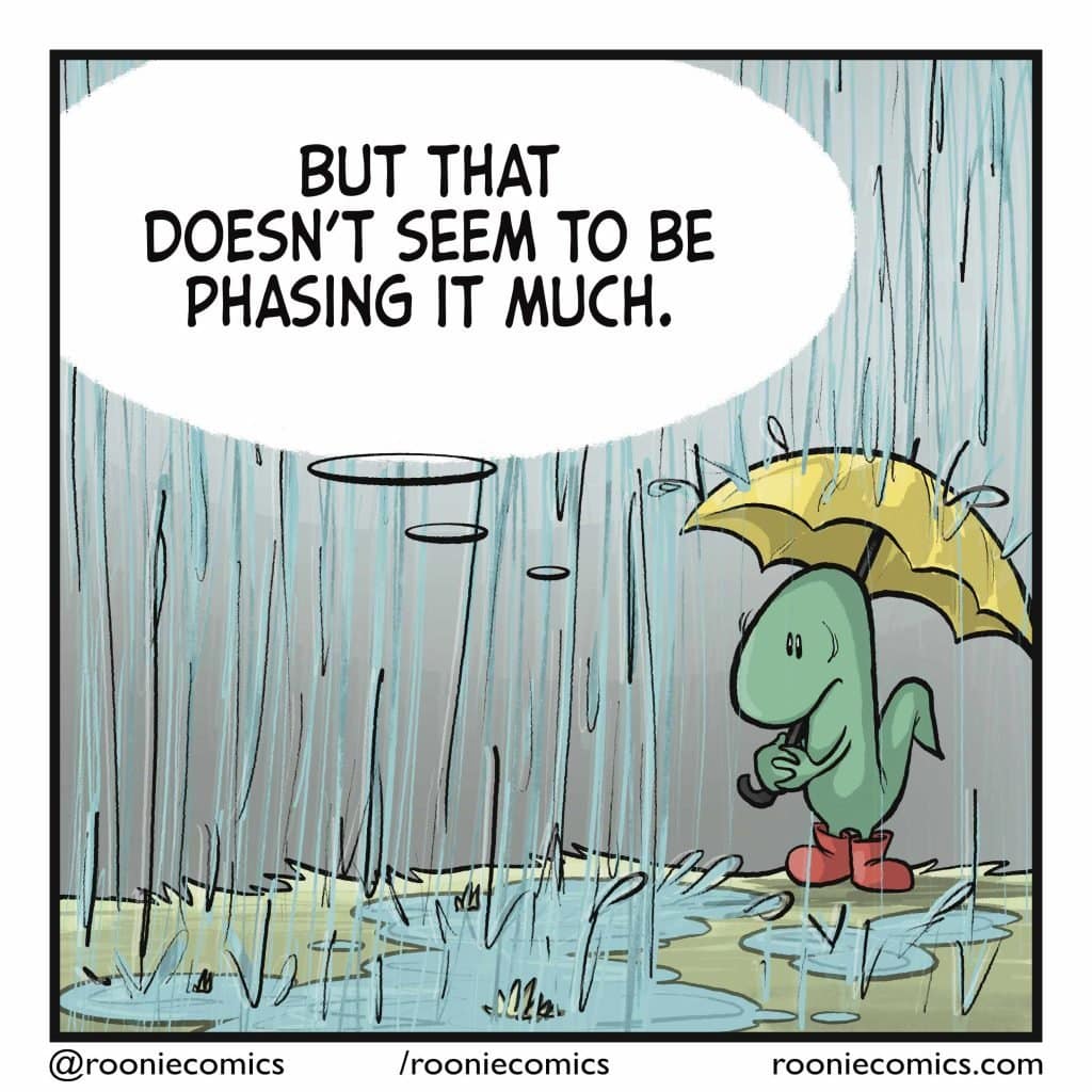 LIZARD: But that doesn't seem to be phasing it much.