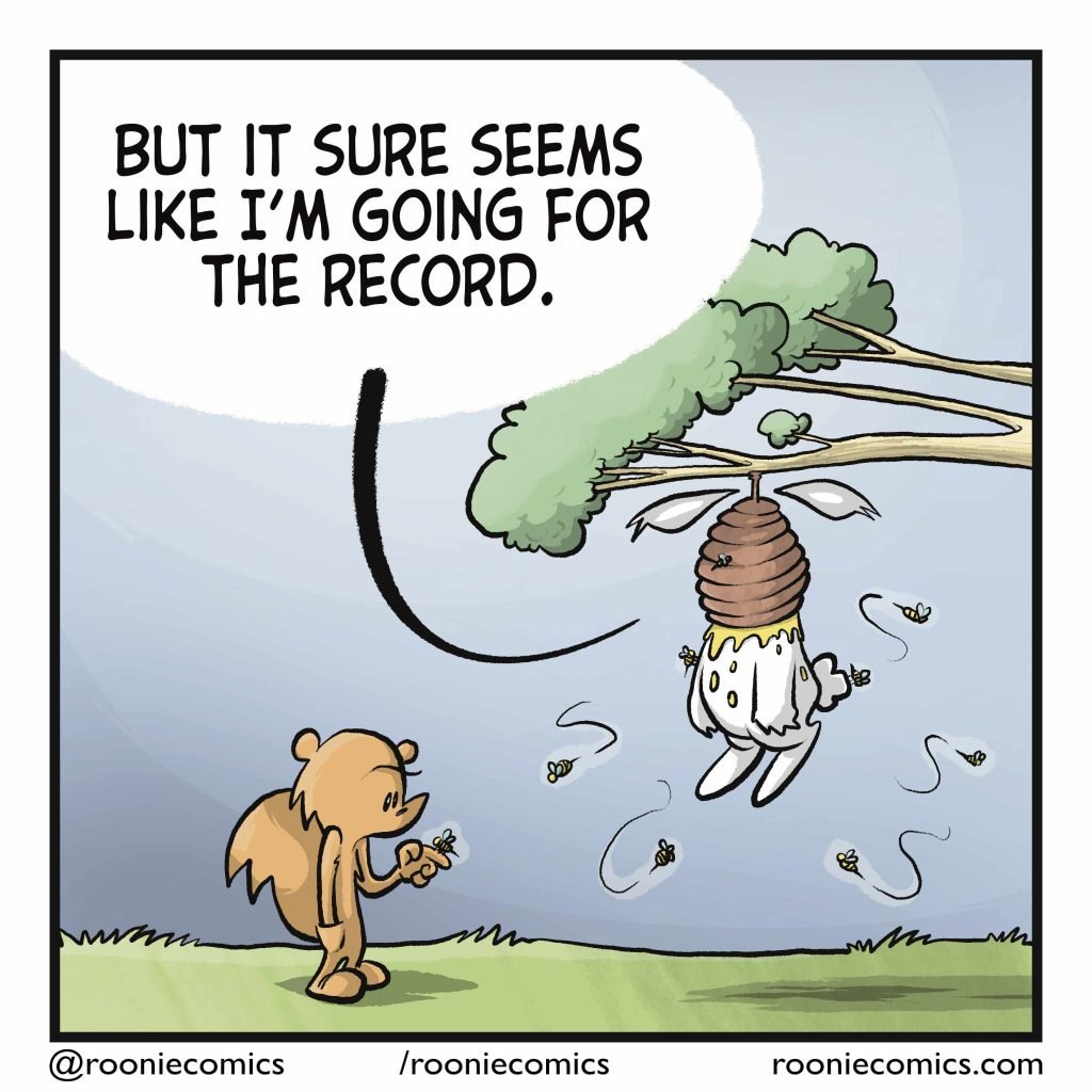 RABBIT: But it sure seems like I'm going for the record.