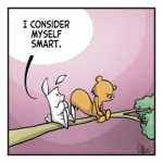 RABBIT: I consider myself smart.